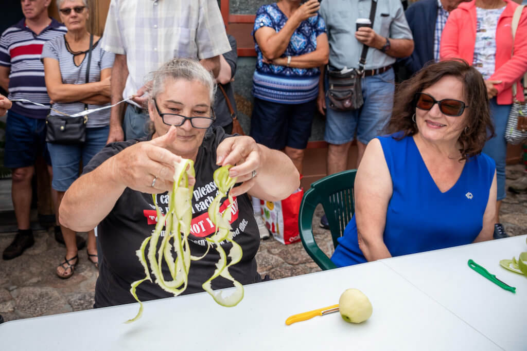 Apple Peeling Competition