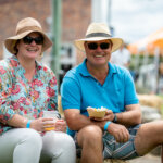 Stanthorpe Apple and Grape Festival. Left to Right - Vicki and Richard Ross.
